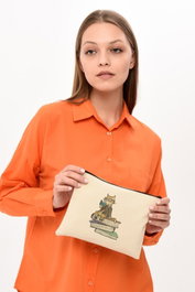 Zoozie Bags Neceser de maquillaje en color Crema